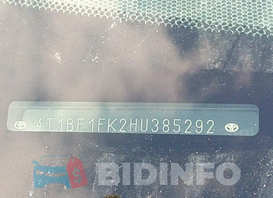 4T1BF1FK2HU385292 Photo# 9