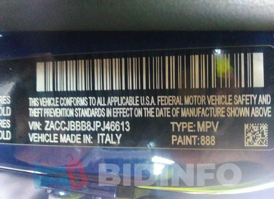 ZACCJBBB8JPJ46613 Photo# 9