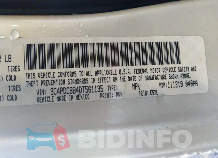 3C4PDCBB4DT561135 Photo# 9