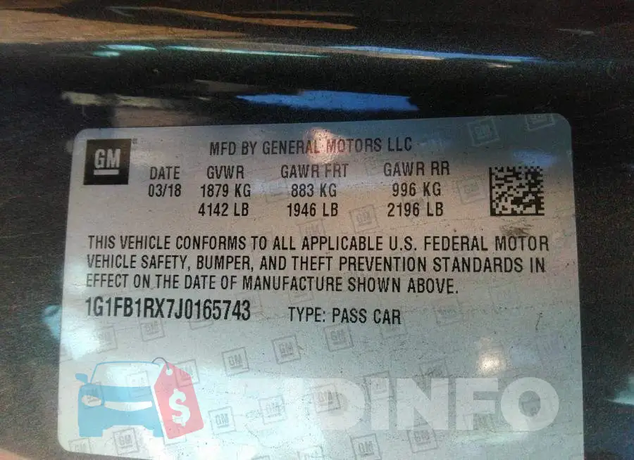 1G1FB1RX7J0165743 Photo# 9