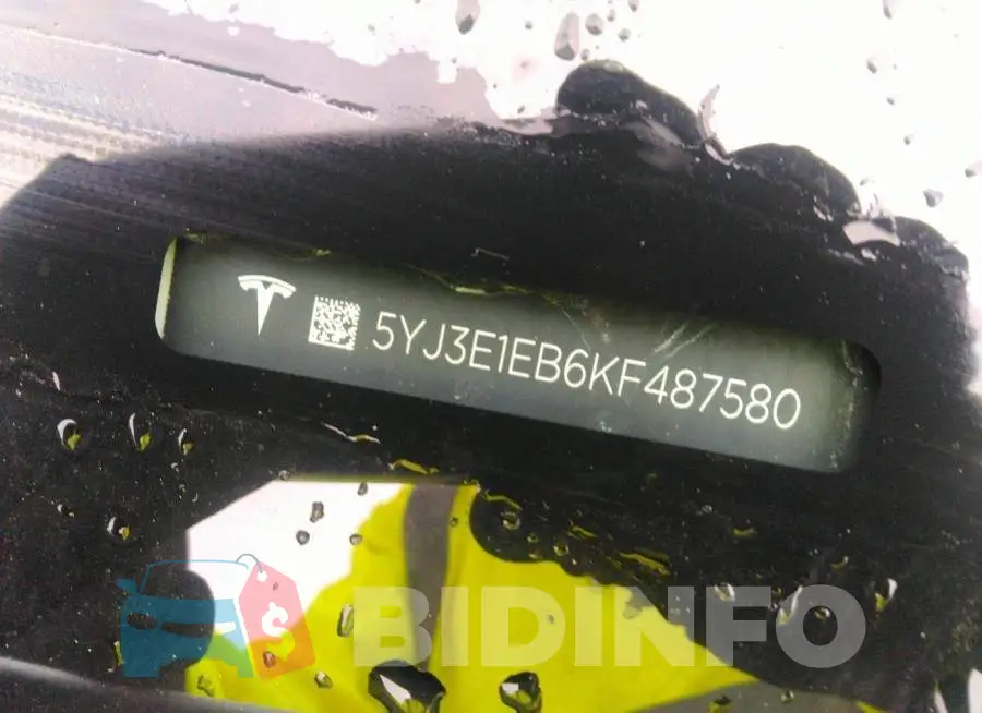 5YJ3E1EB6KF487580 Photo# 9