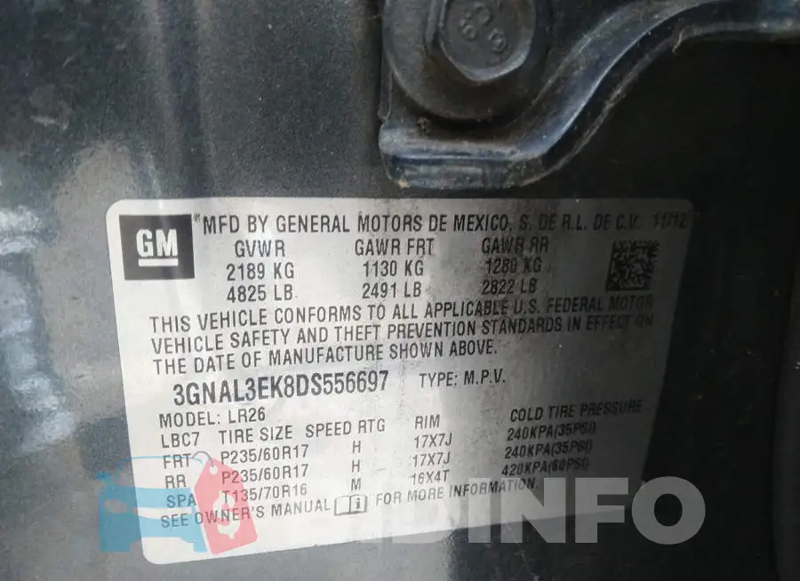 3GNAL3EK8DS556697 Photo# 9