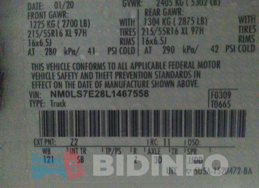 NM0LS7E28L1467558 Photo# 9