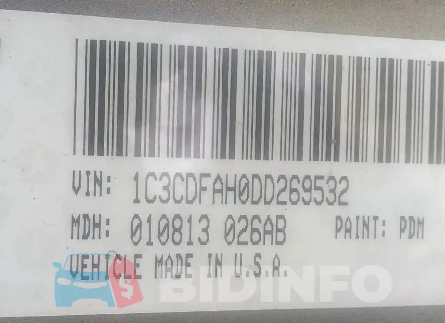 1C3CDFAH0DD269532 Photo# 9