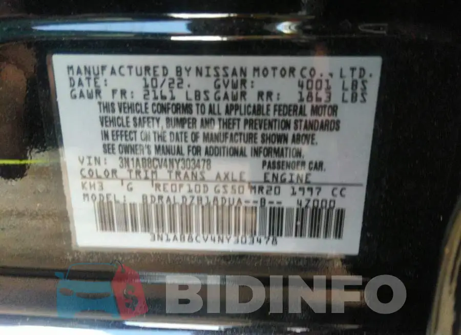 3N1AB8CV4NY303478 Photo# 9