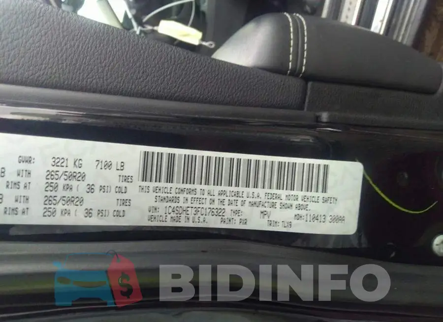 1C4SDHET3FC176322 Photo# 9
