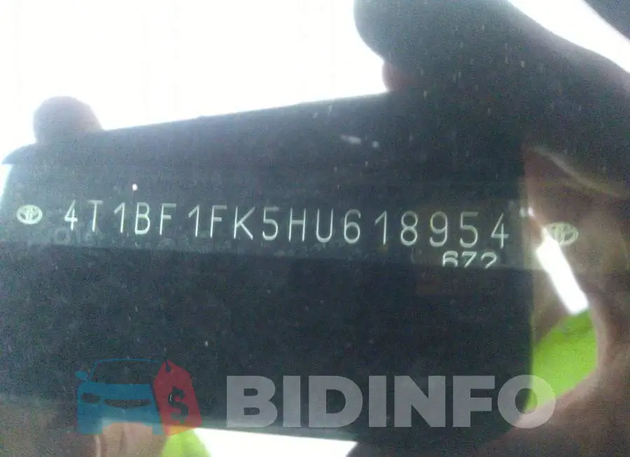 4T1BF1FK5HU618954 Photo# 9