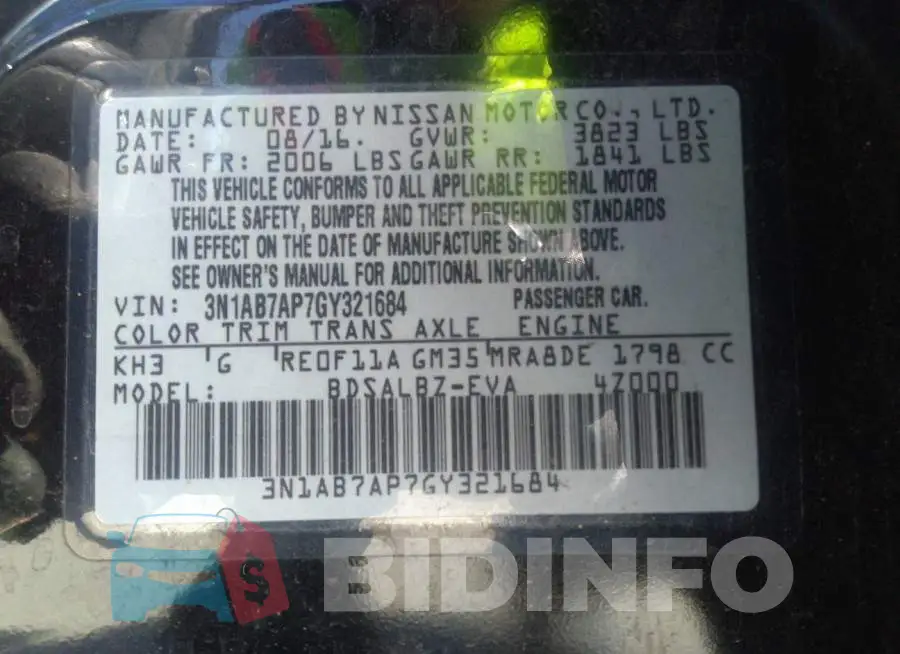 3N1AB7AP7GY321684 Photo# 9