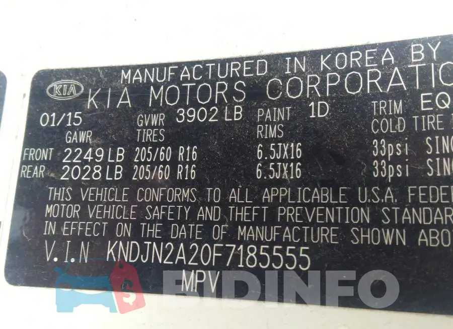 KNDJN2A20F7185555 Photo# 9