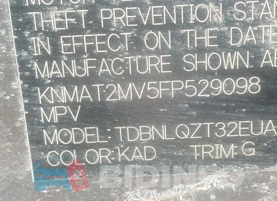 KNMAT2MV5FP529098 Photo# 9