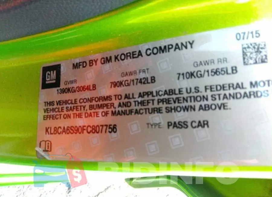 KL8CA6S90FC807756 Photo# 9