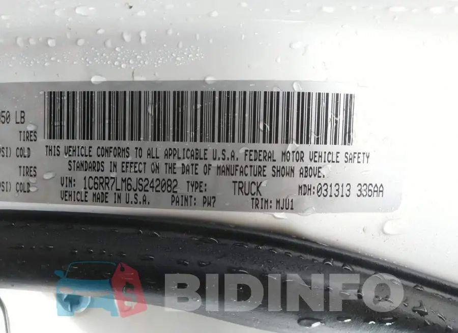 1C6RR7LM6JS242082 Photo# 9