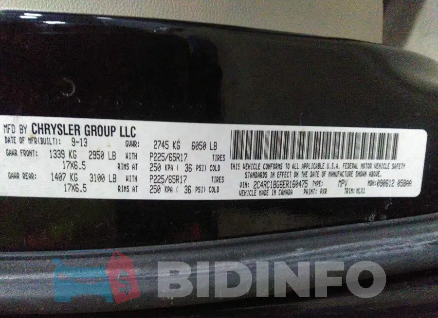 2C4RC1BG6ER160475 Photo# 9