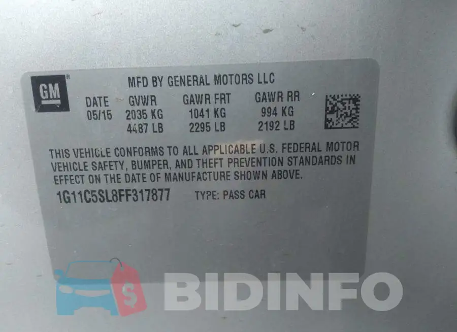 1G11C5SL8FF317877 Photo# 9