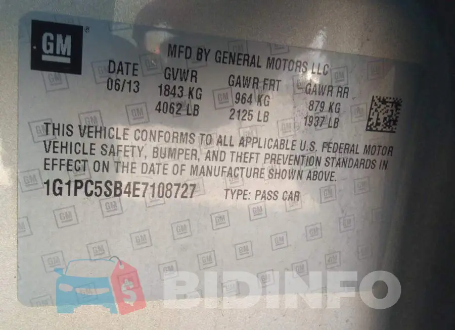 1G1PC5SB4E7108727 Photo# 9
