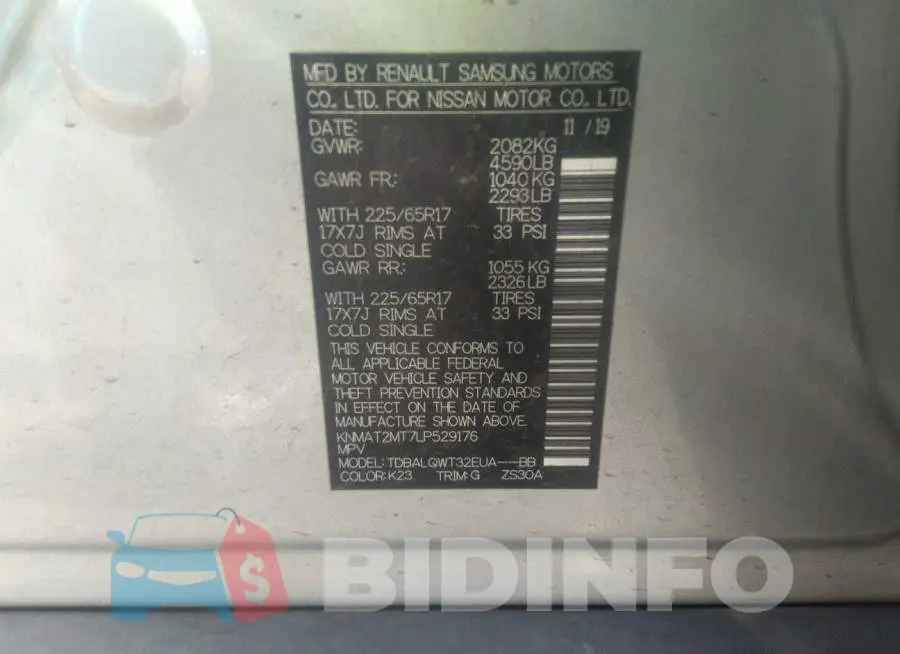 KNMAT2MT7LP529176 Photo# 9
