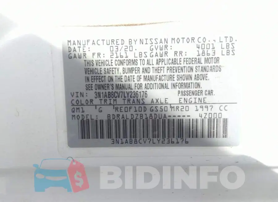 3N1AB8CV7LY236176 Photo# 9