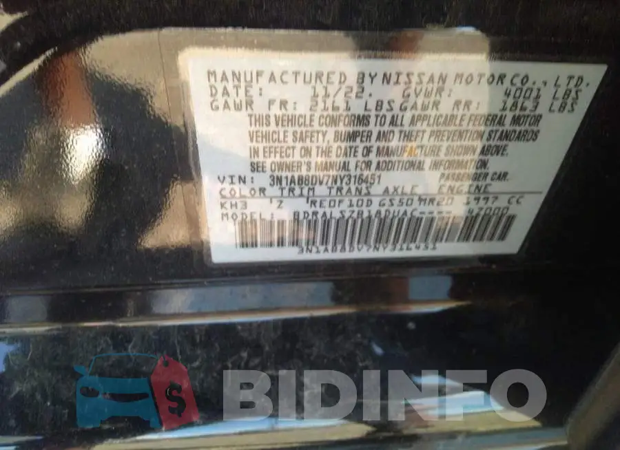 3N1AB8DV7NY316451 Photo# 9