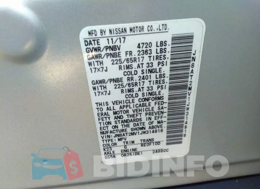 JN8AT2MV1JW314918 Photo# 9