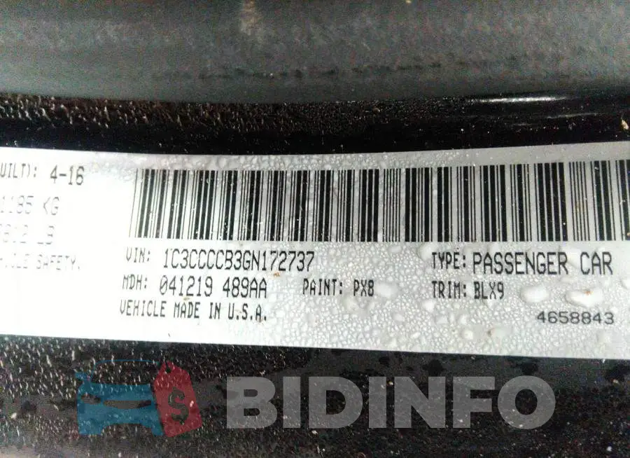1C3CCCCB3GN172737 Photo# 9