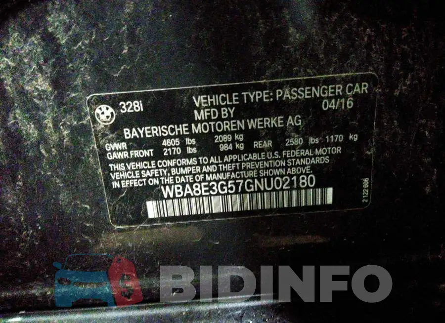 WBA8E3G57GNU02180 Photo# 9