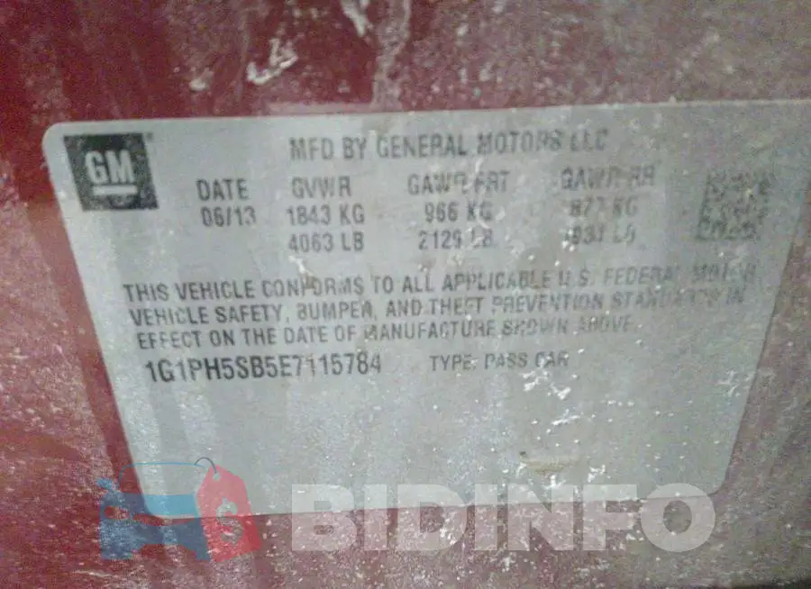 1G1PH5SB5E7115784 Photo# 9