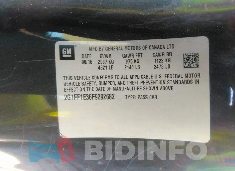 2G1FF1E36F9292682 Photo# 9