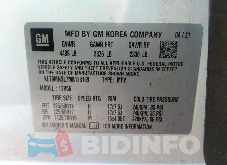 KL79MNSL7MB178169 Photo# 9
