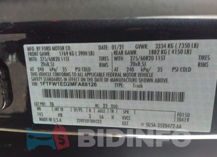 1FTFW1ED2MFA88126 Photo# 9