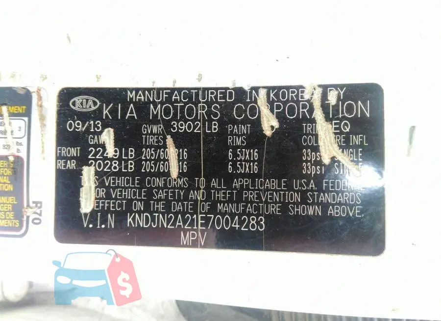 KNDJN2A21E7004283 Photo# 9