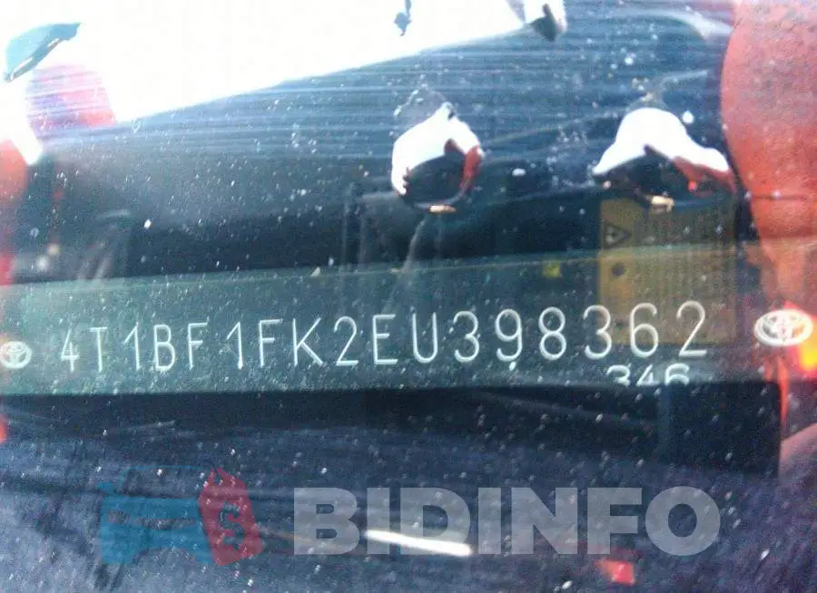 4T1BF1FK2EU398362 Photo# 9