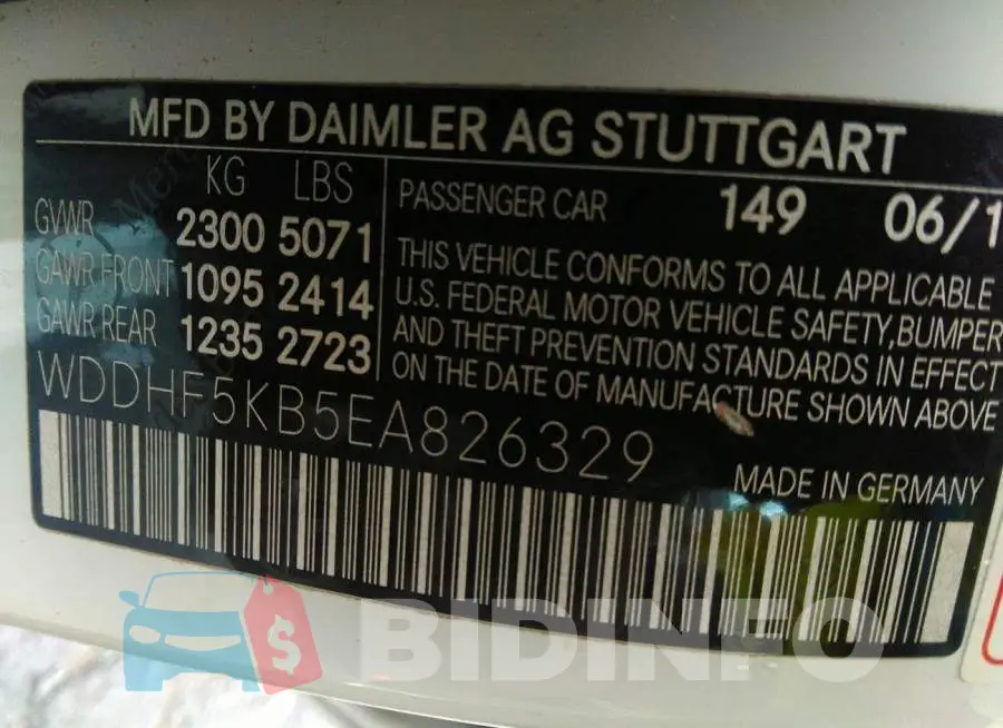 WDDHF5KB5EA826329 Photo# 9
