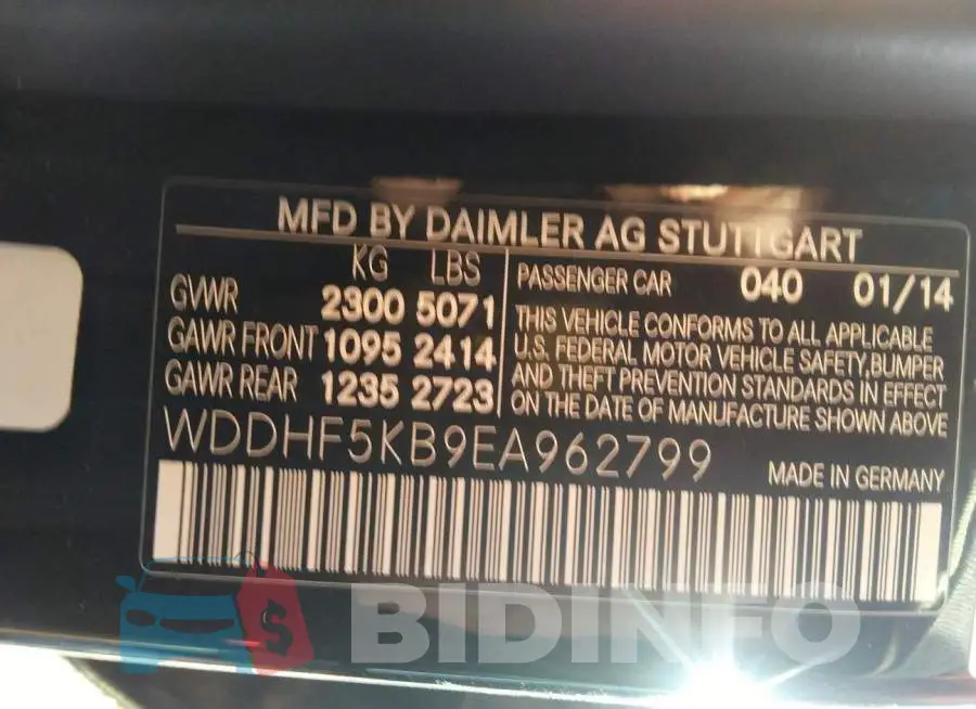 WDDHF5KB9EA962799 Photo# 9
