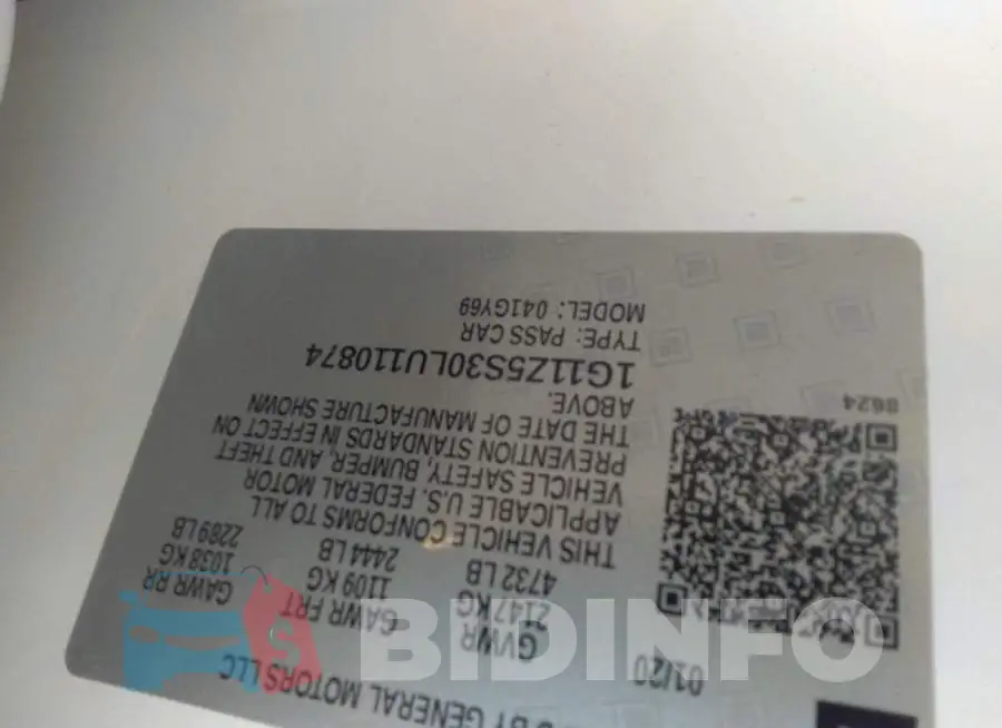 1G11Z5S30LU110874 Photo# 9