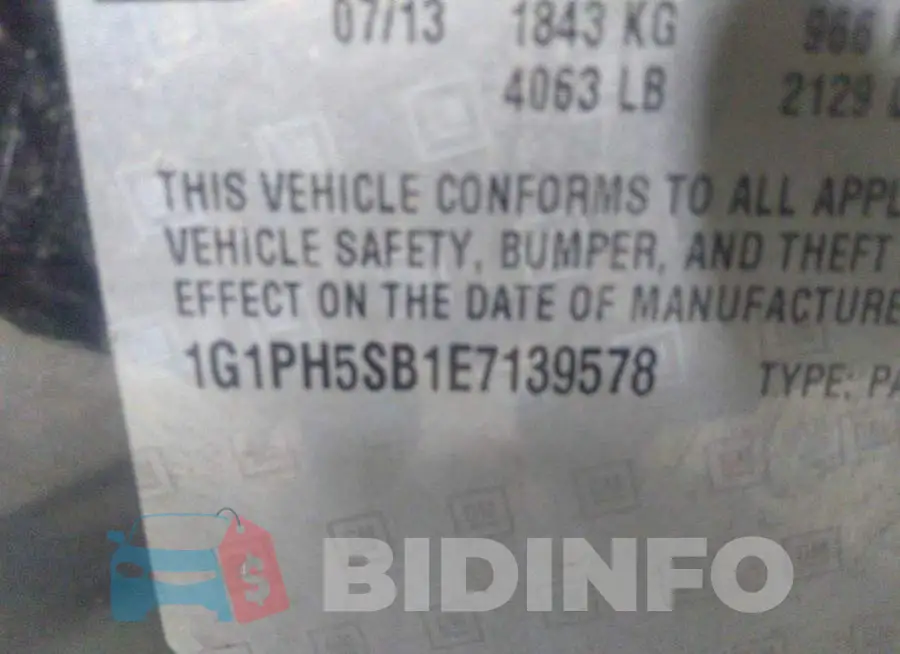 1G1PH5SB1E7139578 Photo# 9