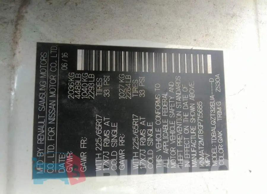 KNMAT2MT8GP715685 Photo# 9