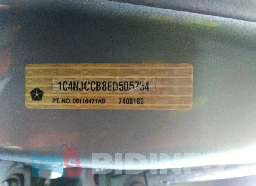 1C4NJCCB8ED505754 Photo# 9
