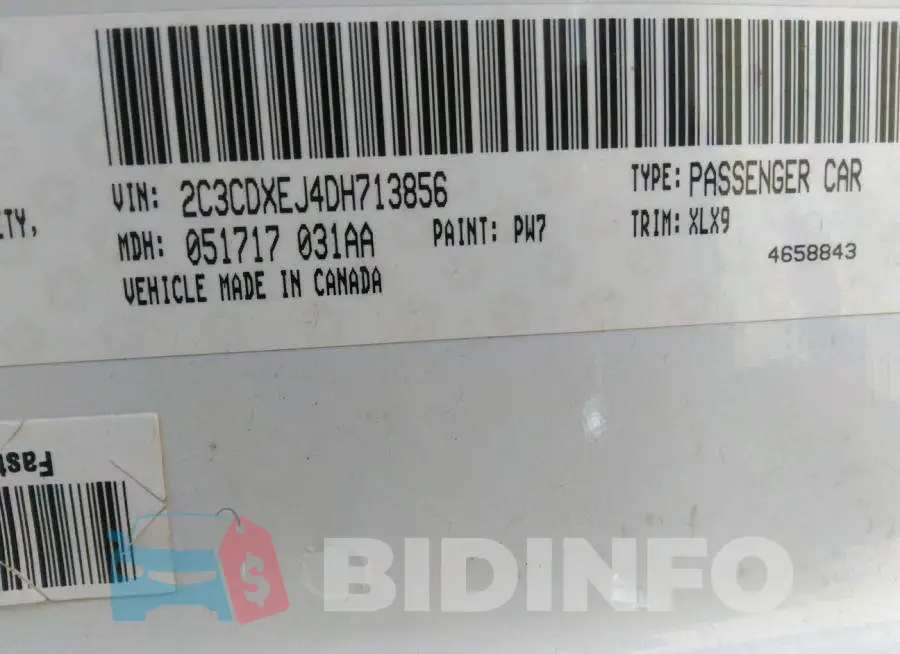 2C3CDXEJ4DH713856 Photo# 9