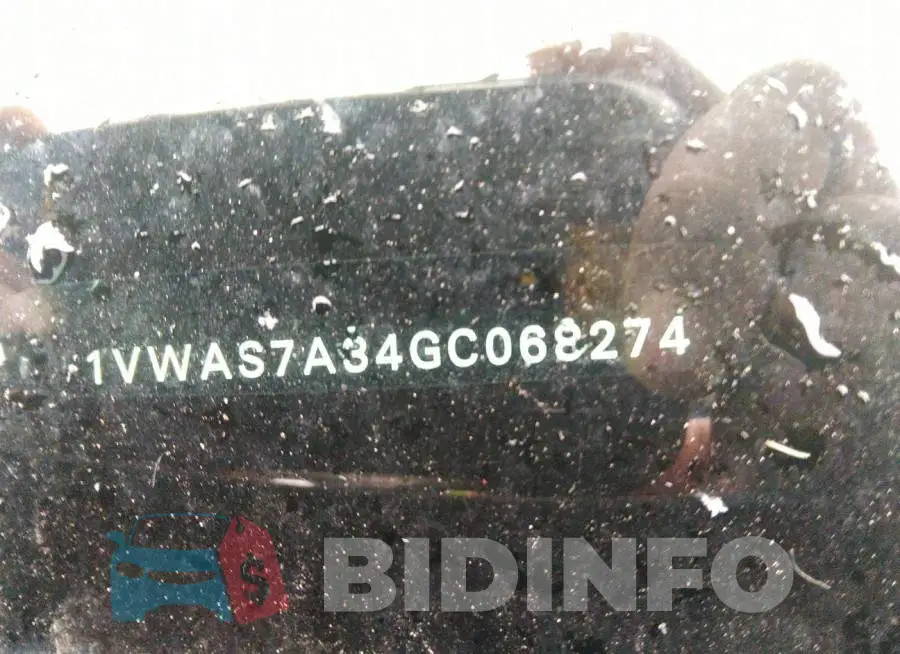 1VWAS7A34GC068274 Photo# 9