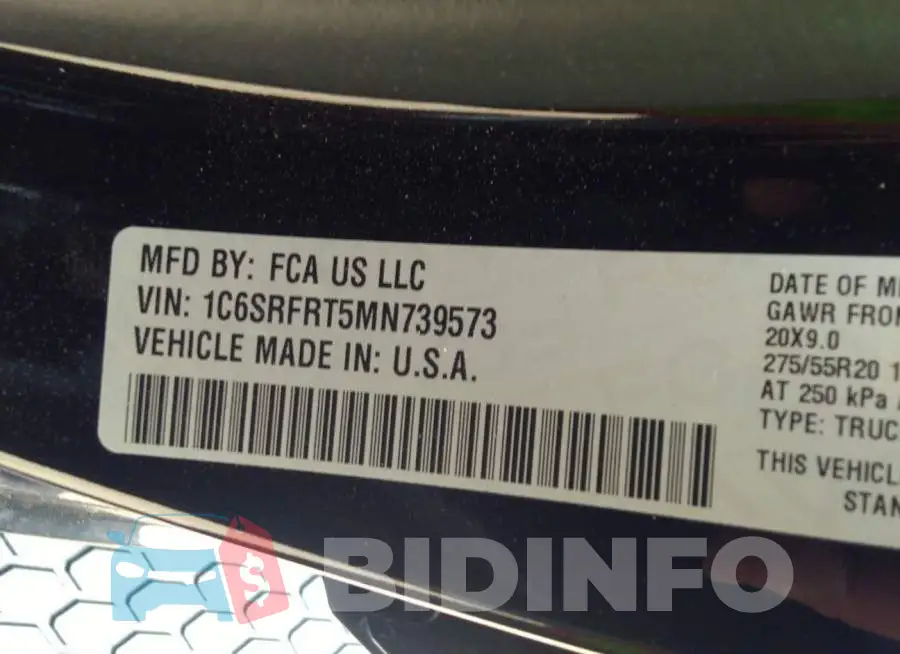 1C6SRFRT5MN739573 Photo# 9