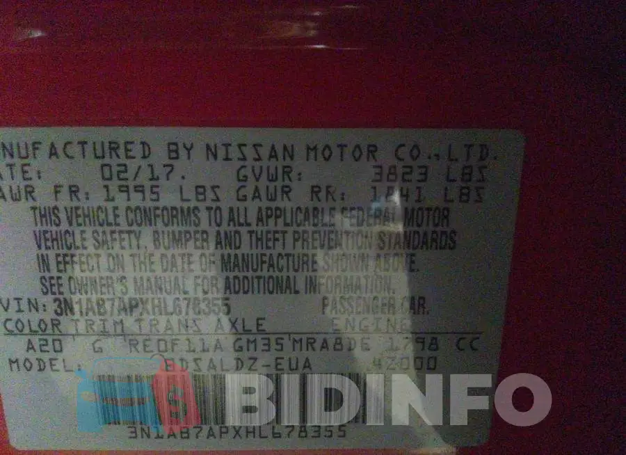 3N1AB7APXHL678355 Photo# 9