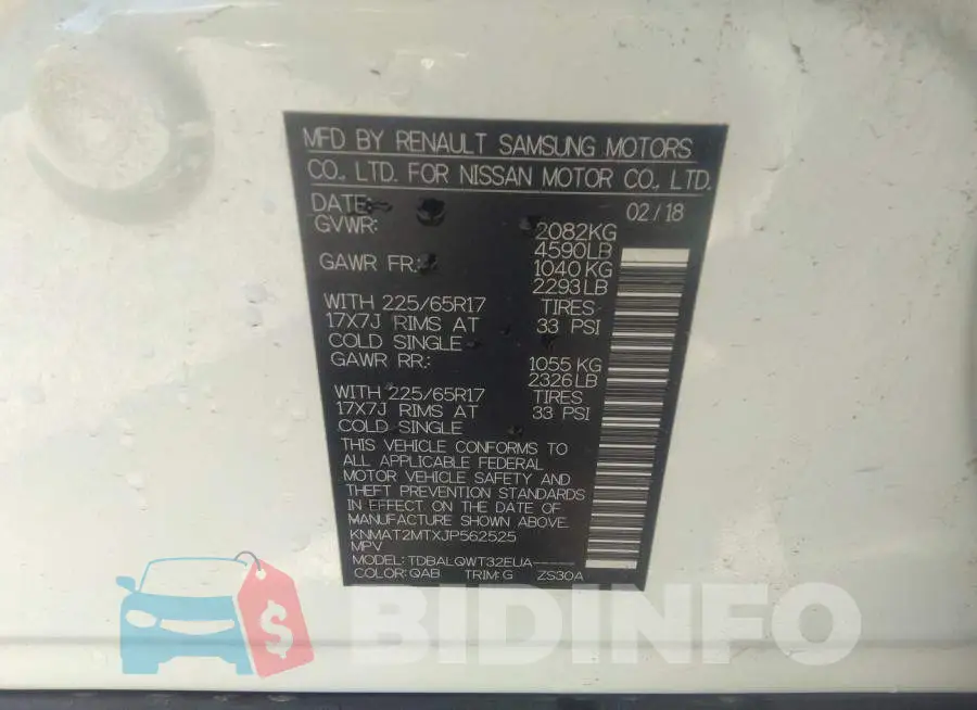 KNMAT2MTXJP562525 Photo# 9