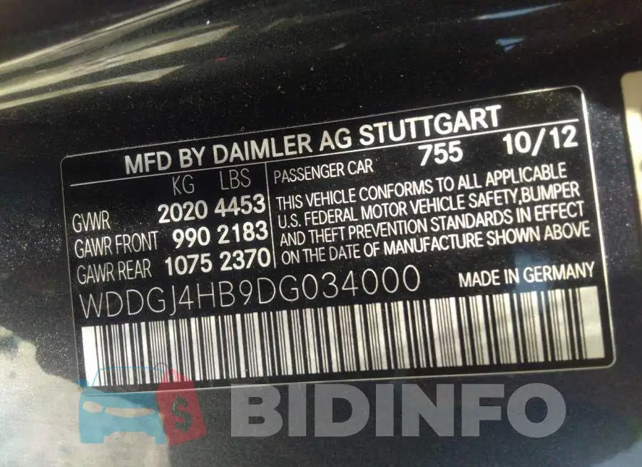 WDDGJ4HB9DG034000 Photo# 9