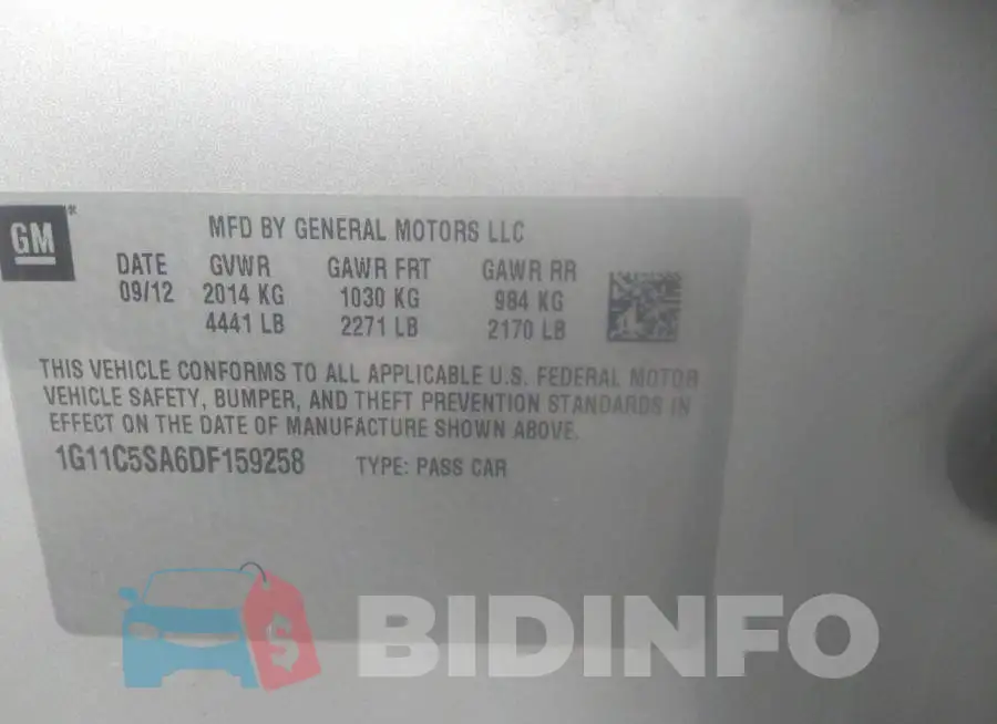1G11C5SA6DF159258 Photo# 9