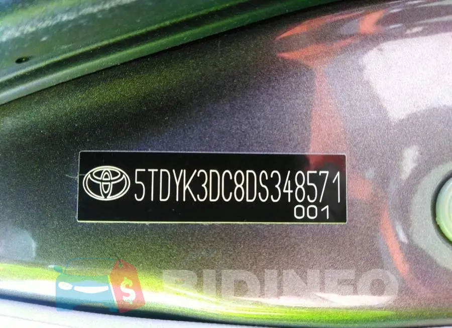 5TDYK3DC8DS348571 Photo# 9