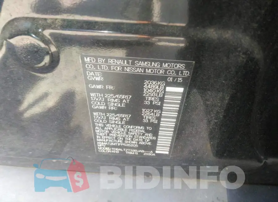 KNMAT2MT1FP535205 Photo# 9