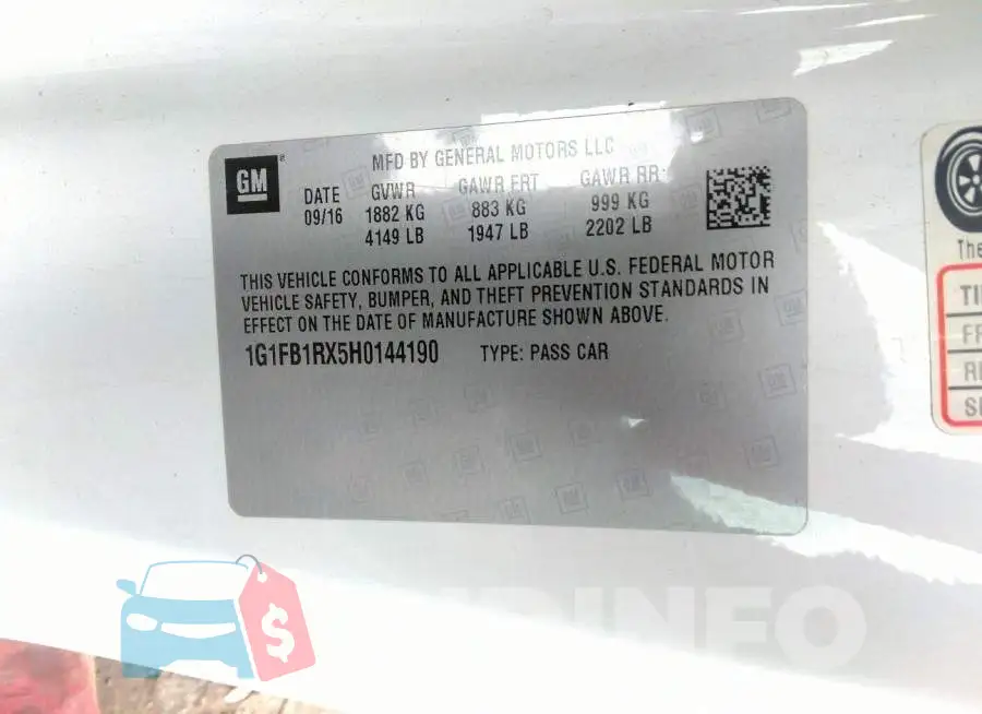 1G1FB1RX5H0144190 Photo# 9