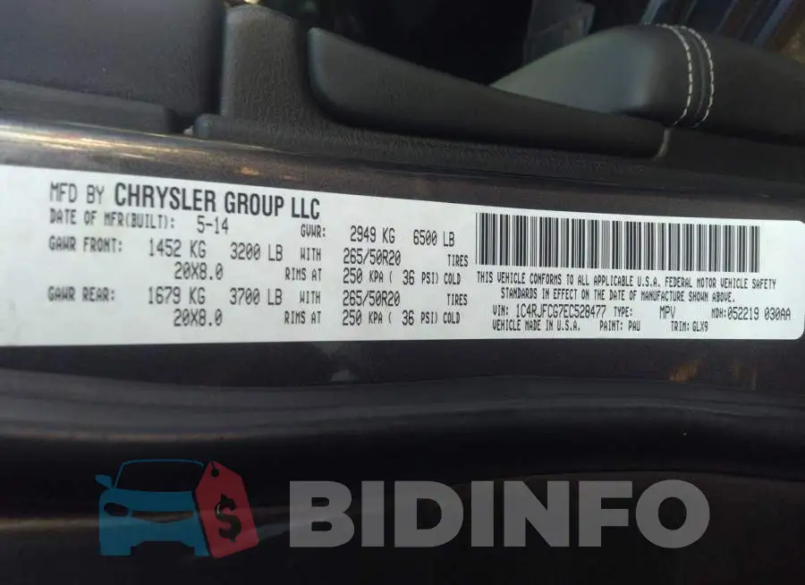1C4RJFCG7EC528477 Photo# 9