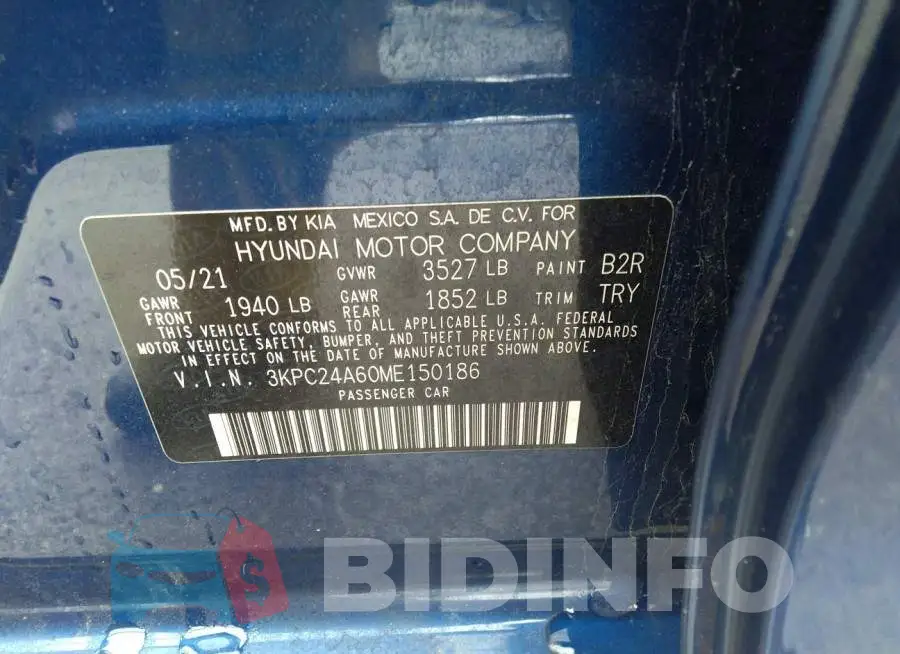 3KPC24A60ME150186 Photo# 9