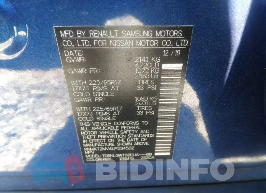 KNMAT2MV4LP534532 Photo# 9